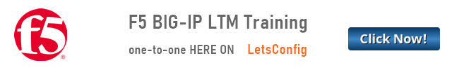 F5 BIG-IP LTM Initial Configuration - Step by Step guide