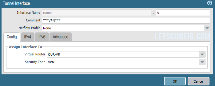 Palo Alto Networks IPSec Tunnel Interface